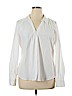 Elle 100% Cotton White 3/4 Sleeve Button-Down Shirt Size XL - photo 1