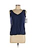 Dana Buchman 100% Silk Blue Sleeveless Silk Top Size 6 (petite) - photo 1