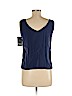 Dana Buchman 100% Silk Blue Sleeveless Silk Top Size 6 (petite) - photo 2