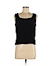 Valerie Stevens 100% Silk Black Sleeveless Silk Top Size 8 (petite) - photo 1