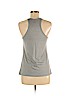 Nike 100% Polyester Silver Active Tank Size M - photo 2