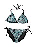 Aqua Blue Two Piece Swimsuit Size S - photo 1