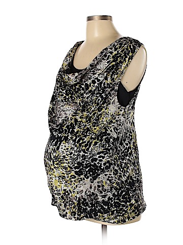 A Pea in the Pod Sleeveless Silk Top (view 1)