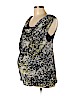 A Pea in the Pod 100% Silk Black Sleeveless Silk Top Size L - photo 1