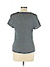 DKNY 100% Polyester Blue Short Sleeve Top Size L - photo 2