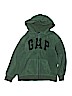 Gap Kids 100% Polyester Green Zip Up Hoodie Size 10 - photo 1