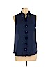 Forever 21 100% Polyester Blue Sleeveless Blouse Size M - photo 1