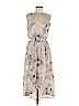 Lucky Brand 100% Polyester Ivory Casual Dress Size M - photo 1