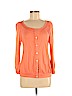 Ella Moss Orange Long Sleeve Top Size M - photo 1