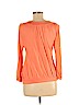 Ella Moss Orange Long Sleeve Top Size M - photo 2