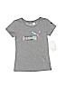 Puma 100% Polyester Graphic Gray Active T-Shirt Size 5 - photo 1
