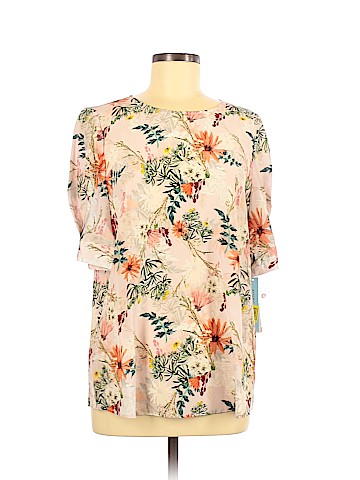 Antonio Melani Short Sleeve Silk Top (view 1)