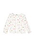 Genuine Kids from Oshkosh 100% Rayon Floral White Long Sleeve Blouse Size 5T - photo 1