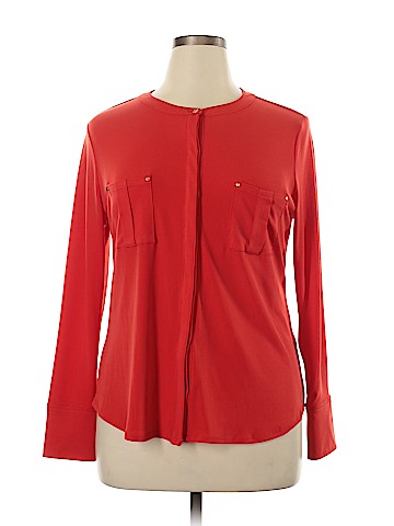 Dana Buchman Long Sleeve Top (view 1)