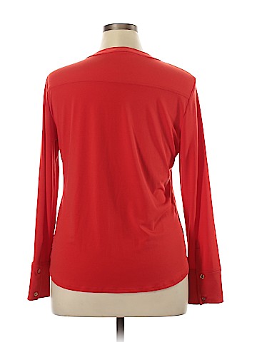 Dana Buchman Long Sleeve Top (view 2)