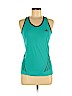 Adidas 100% Polyester Blue Active Tank Size M - photo 1