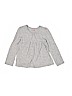 Cat & Jack Solid Gray Long Sleeve Blouse Size 5T - photo 1