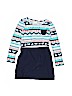 Gymboree 100% Cotton Print Blue Dress Size 5 - photo 1