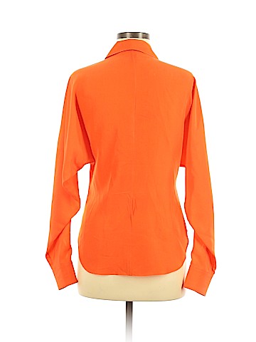 Ralph Lauren Collection Long Sleeve Silk Top (view 2)