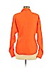 Ralph Lauren Collection 100% Silk Orange Long Sleeve Silk Top Size 6 - photo 2