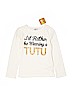 Crazy 8 100% Cotton Ivory Long Sleeve T-Shirt Size 5T - photo 1