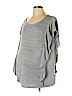 Gap - Maternity Gray 3/4 Sleeve Top Size L - photo 1