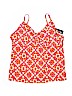 Lands' End Sport Orange Swimsuit Top Size 18 - photo 1