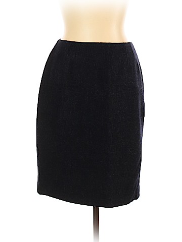 Linda Allard Ellen Tracy Wool Skirt (view 1)