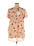 Knox Rose 100% Polyester Tan Short Sleeve Blouse Size XL - photo 2