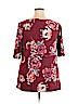 Assorted Brands Burgundy Short Sleeve Top Size 3X - photo 2
