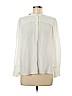 Ann Taylor LOFT 100% Rayon White Long Sleeve Button-Down Shirt Size S (petite) - photo 1
