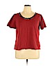 Alex Marie Burgundy Short Sleeve Top Size 2X - photo 1