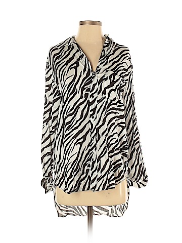 Zara Long Sleeve Button-Down Shirt (view 1)