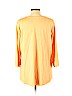 Chico's Orange 3/4 Sleeve Henley Size XL (3) - photo 2