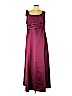 David's Bridal 100% Polyester Purple Cocktail Dress Size 20 - photo 1