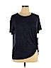 Apt. 9 Blue Short Sleeve Top Size XL - photo 1