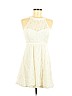 Francesca's White Casual Dress Size M - photo 1