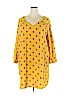 Old Navy 100% Rayon Yellow Casual Dress Size XXL - photo 1