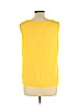 Skies Are Blue 100% Polyester Yellow Sleeveless Blouse Size L (petite) - photo 2