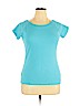 Lauren by Ralph Lauren 100% Cotton Blue Short Sleeve T-Shirt Size XL - photo 1