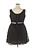 Xhilaration 100% Nylon Black Casual Dress Size XXL - photo 2