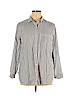 Old Navy 100% Cotton Gray Long Sleeve Button-Down Shirt Size XL - photo 1