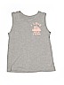 Justice Gray Sleeveless T-Shirt Size 10 - photo 1