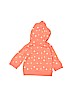 Sweet & Soft 100% Cotton Orange Zip Up Hoodie 0-3 MO / 3 MO - photo 2