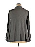 INC International Concepts 100% Cotton Gray Cardigan Size XL - photo 2