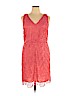 Ann Taylor LOFT 100% Polyester Pink Casual Dress Size 14 - photo 1