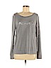 Victoria's Secret Gray Long Sleeve Top Size M - photo 1