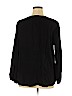 Old Navy 100% Rayon Black Long Sleeve Blouse Size XL - photo 2