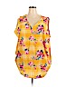PIPHANY 100% Polyester Yellow Sleeveless Blouse Size 3X - photo 1