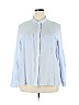 Gap Outlet 100% Cotton Blue Long Sleeve Button-Down Shirt Size XXL - photo 1